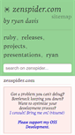 Mobile Screenshot of lists.zenspider.com